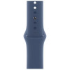 Apple Watch SE (2024) 44mm Silver/Denim Sport Band (S/M)