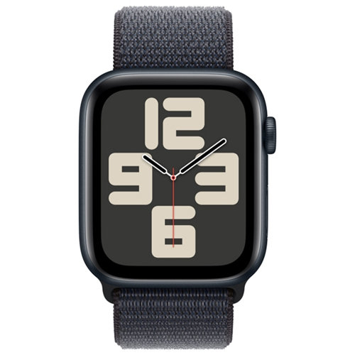 Apple Watch SE (2024) 44mm Midnight Loop Band 