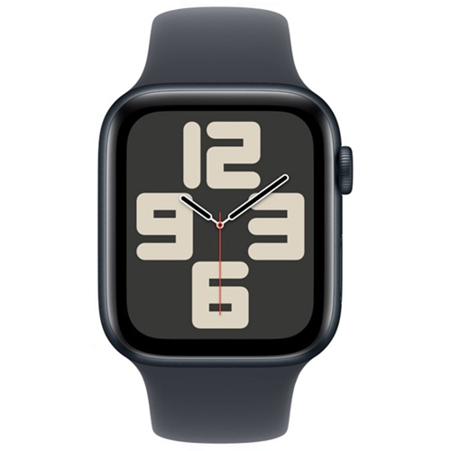 Apple Watch SE (2024) 44mm Midnight Sport Band (M/L)