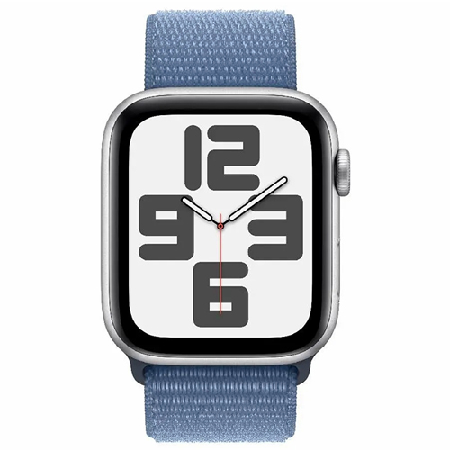 Apple Watch SE (2024) 40mm Silver/Denim Loop Band